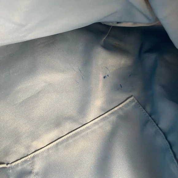 Coach Poppy Glam Glazed Navy Blue Leather Tote Bag